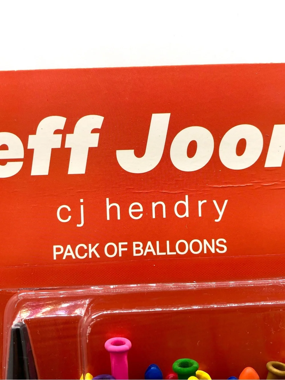 CJ Hendry Art / Merch - Keff Joons Multicolor Balloon Pack with Hand Pump